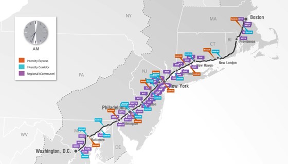 Northeast Corridor Train Simulation